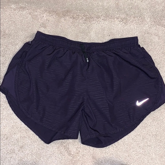 Nike purple patterned running shorts - Picture 1 of 1
